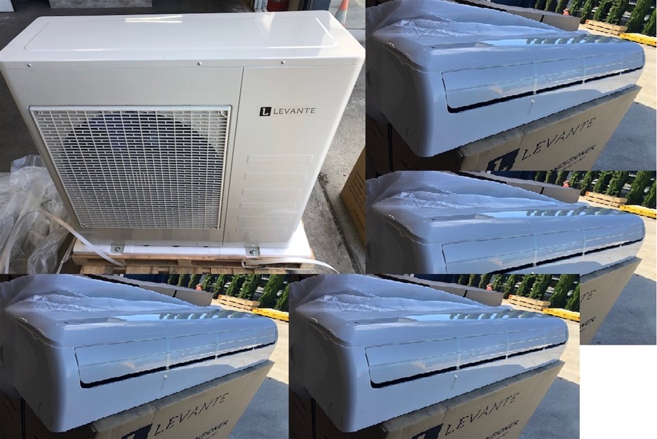 LEVANTE 4 Multihead Reverse Cycle Split Air Condition System Auction