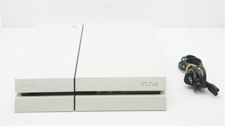Sony Playstation 4 Console, White Auction (00092187653) Grays Australia