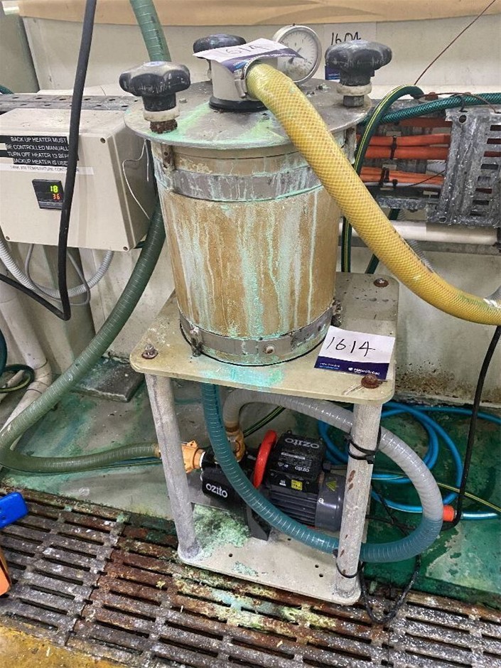 Bofil Filter System on Mobile Trolley with Motorised Pump Auction (1614