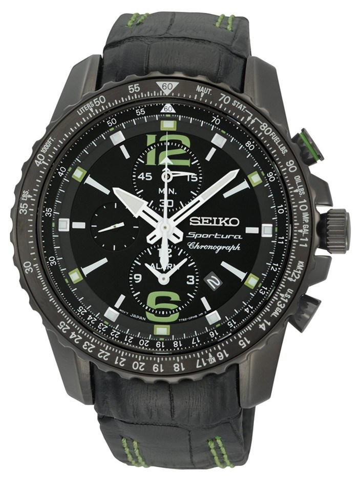 Seiko Sportura Mens Chronograph Watch - 