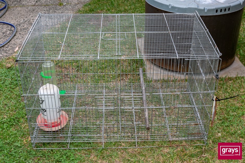 Steel Mesh Bird Cages Auction (01045051707) Grays Australia