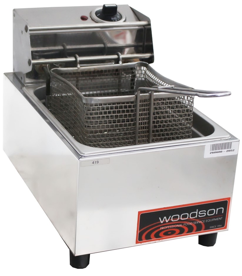 WOODSON SINGLE PAN DEEP FRYER Auction (00615051538) Grays Australia