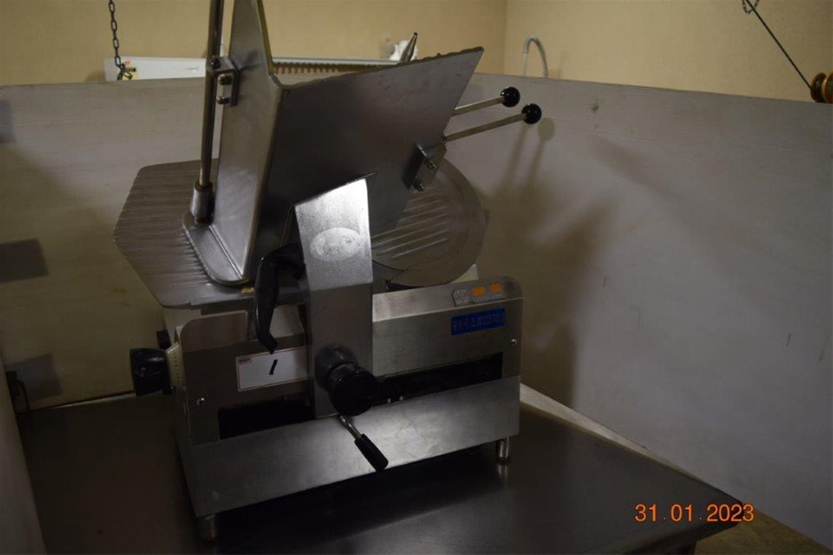 Meat Slicer, Noodle Maker, S/S Benches, Elect Stacker & More