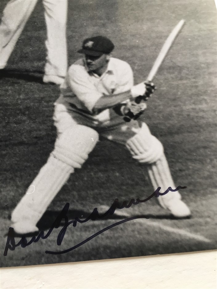 Rare Don Bradman Signed Memorabilia Auction (00268016688) Grays