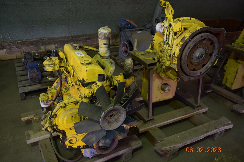``Ford`` Model 2712E/ 4 Cylinder Diesel Engine w/ Transmission PTO