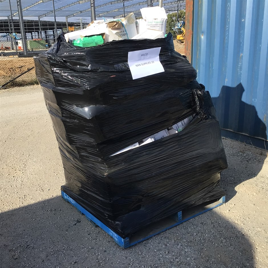 Bulk Pallet Lot - Joey Vinyl Disposable Gloves, Powder Free Auction ...