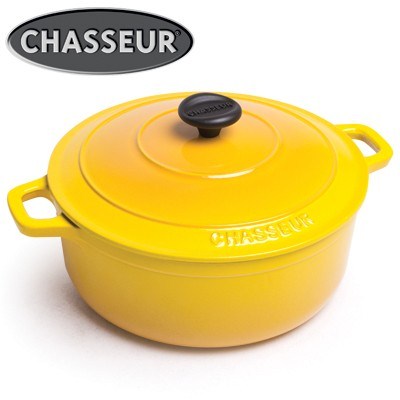 26cm Chasseur Round French Oven - Citron