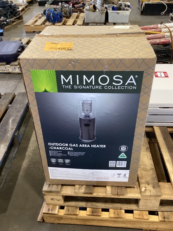 Mimosa Outdoor Gas Heater, Charcoal Colour Auction (00148016884