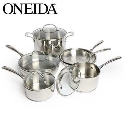 Oneida 6 Piece Stainless Steel Cookware 