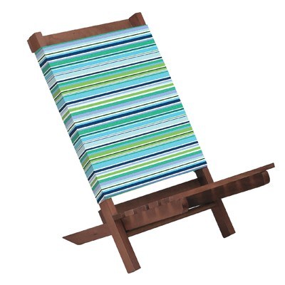 Wooden Blue Colourful Stripes Low Rise B