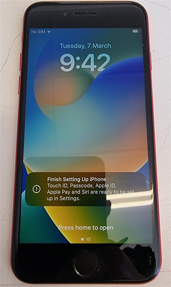 Apple iPhone SE 64GB (PRODUCT)RED (MHGR3X/A) Auction (0001