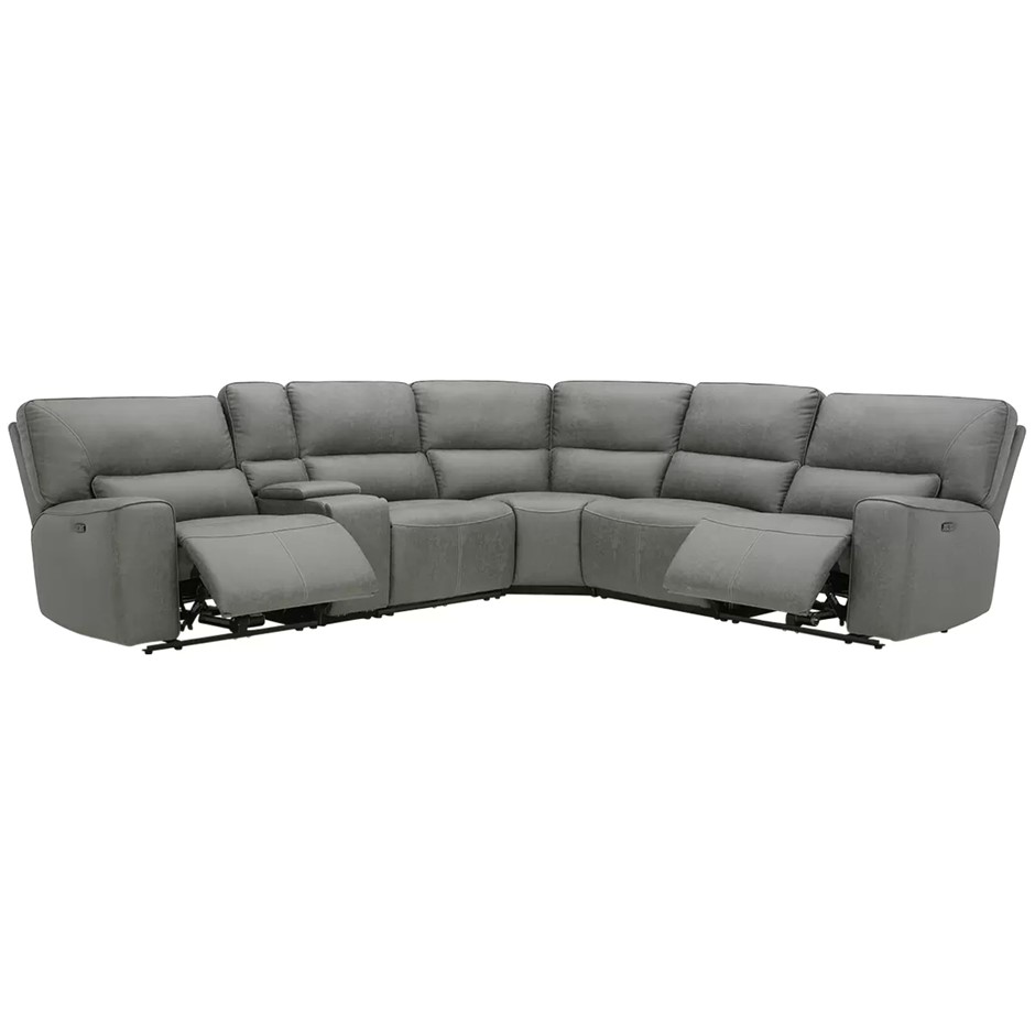 GILMAN CREEK 6Piece Fabric Power Reclining Sectional with Power