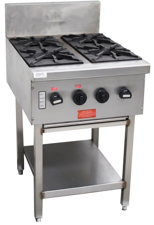 TIME GAS 4 BURNER COOKTOP Auction (00335051896) Grays Australia