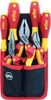 WIHA 7pc Insulated Industrial Pliers/Cutters/Drivers Belt Set, Includes: 8.