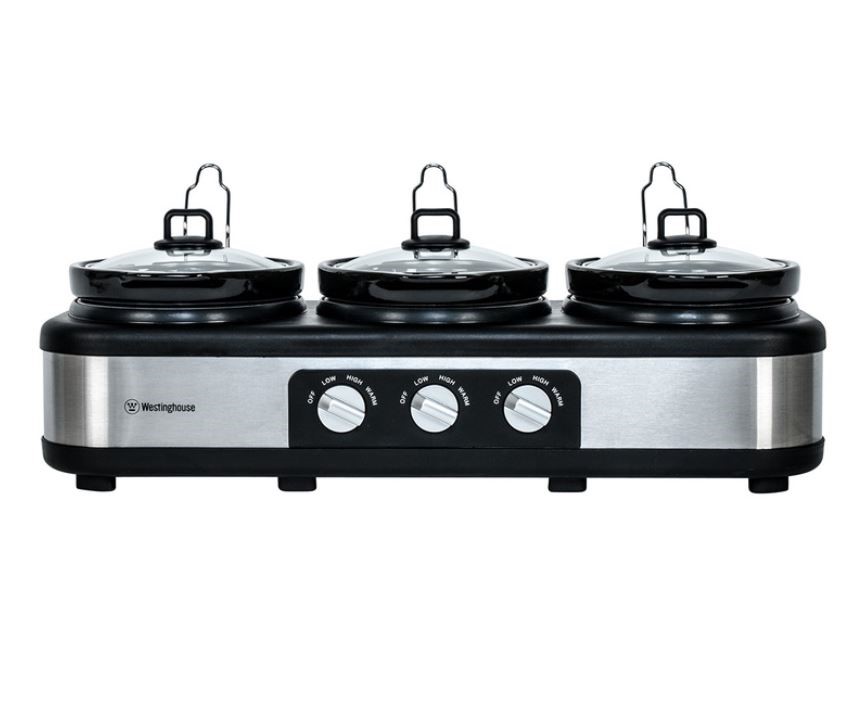 WESTINGHOUSE 3 x 2.5L Slow Cooker w/ Ladels.