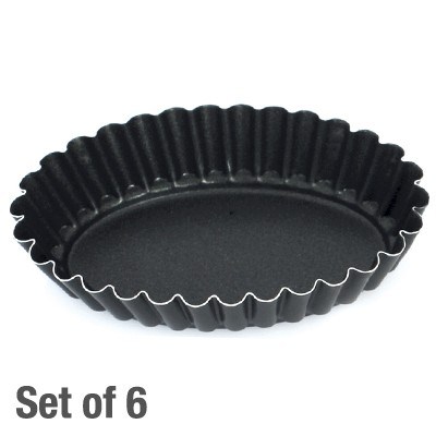 Vespa Set of 6 Mini Non Stick Brioche Pa