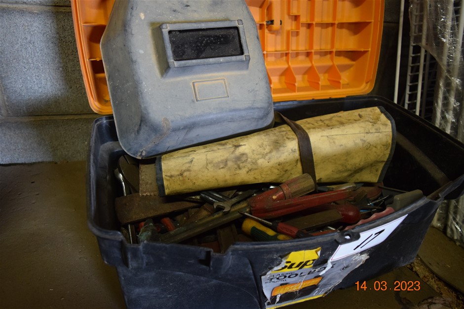 Tool Box with Assorted Hand Tools Auction (00179039843) Grays Australia