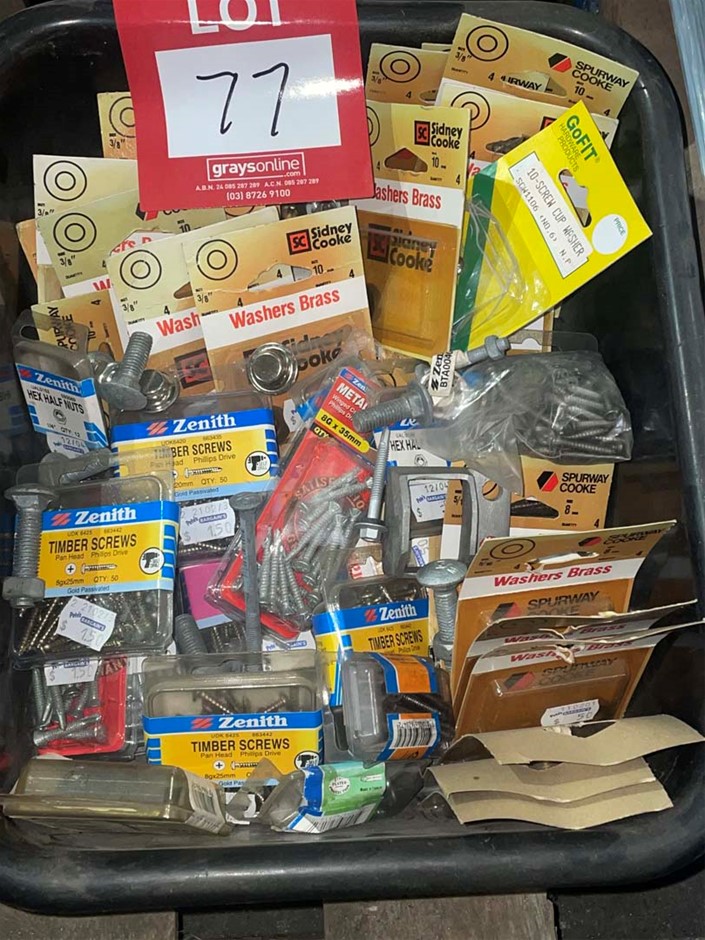 Large qty Assorted Retail packs Fasteners