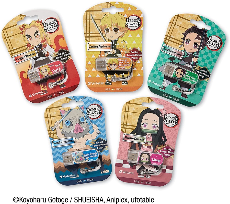 Verbatim 'Demon Slayer' Flash Drives Bulk Lot - VIC Pick up