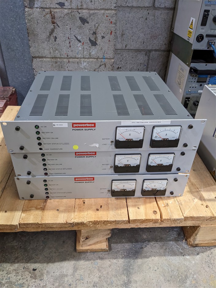 PowerBox U48C05RM-6A Power Supply Rack Mount Unit x3 Auction (0017 ...