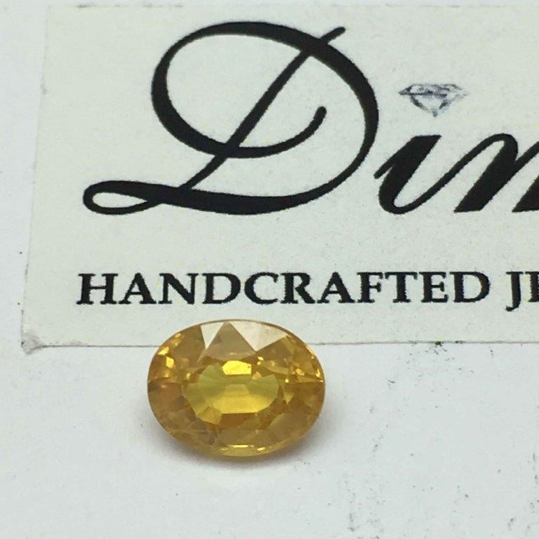 One Stone Yellow Sapphire Oval 1.88ct Auction (0001-2553522) | Grays ...
