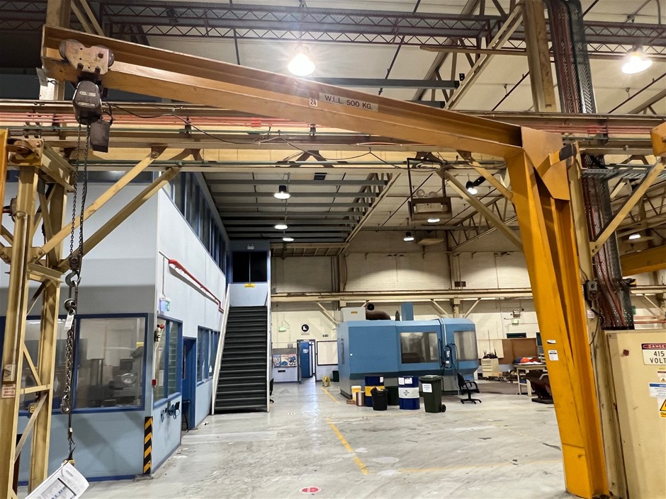 Radial Arm Jib Crane Auction (0217-3025024) | Grays Australia