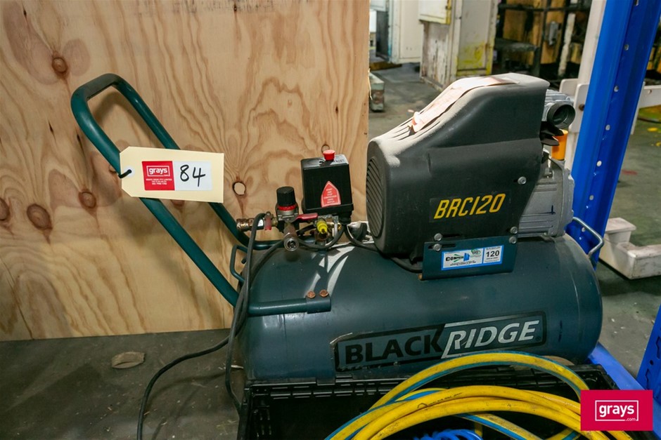 Black Ridge BRC120 Mobile Air Compressor Auction (00845051755) Grays