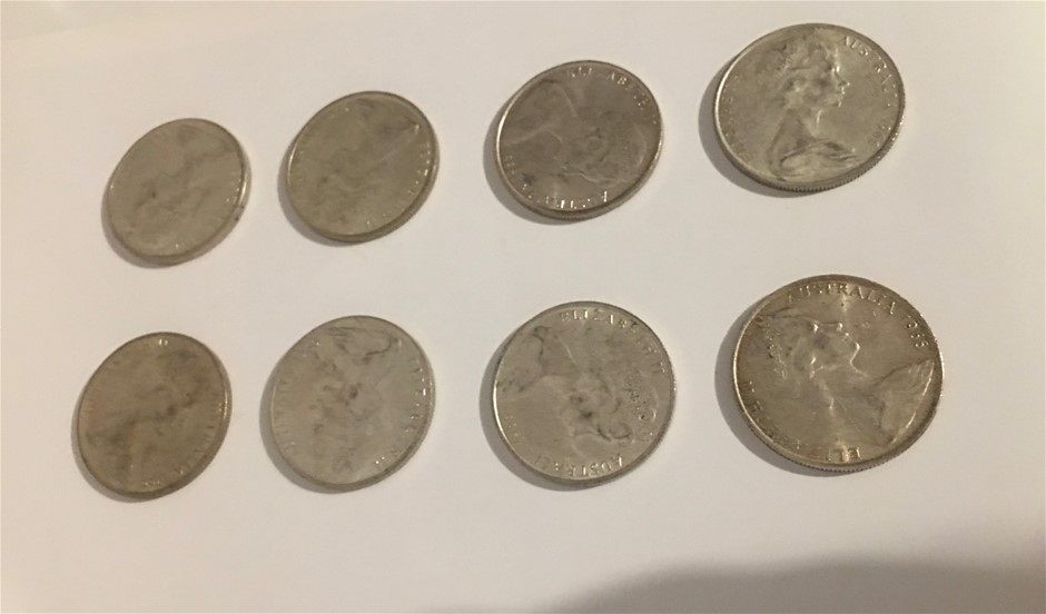 Lot of Australian 1966 Round 50 cent pieces Auction (01238016986) Grays Australia