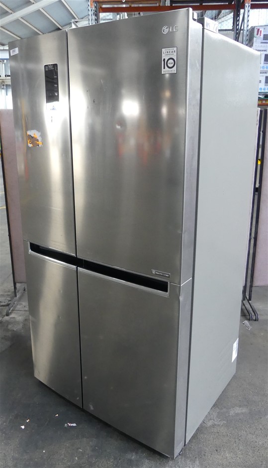 LG 687L Side by Side Fridge GSB680PL Auction (00182187872) Grays