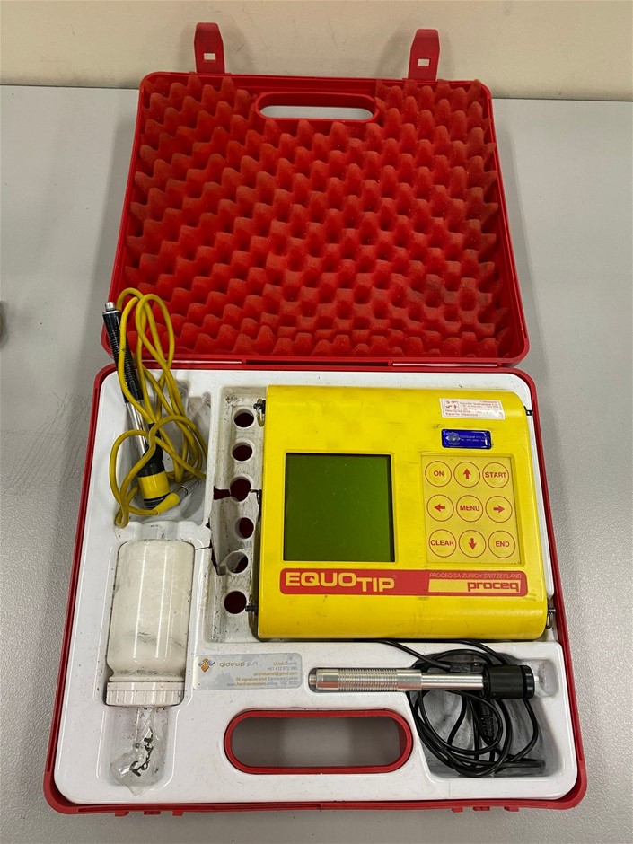Proceq Equotip Hardness Tester Auction (05683025023) Grays Australia
