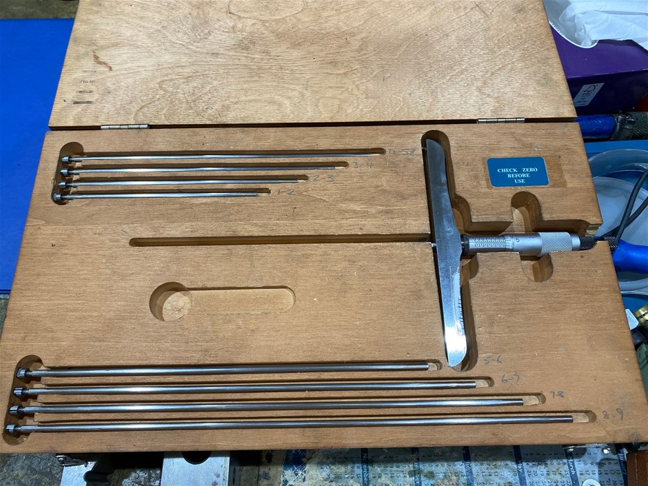 Starrett Depth Micrometer Set Auction (0589-3025023) | Grays Australia