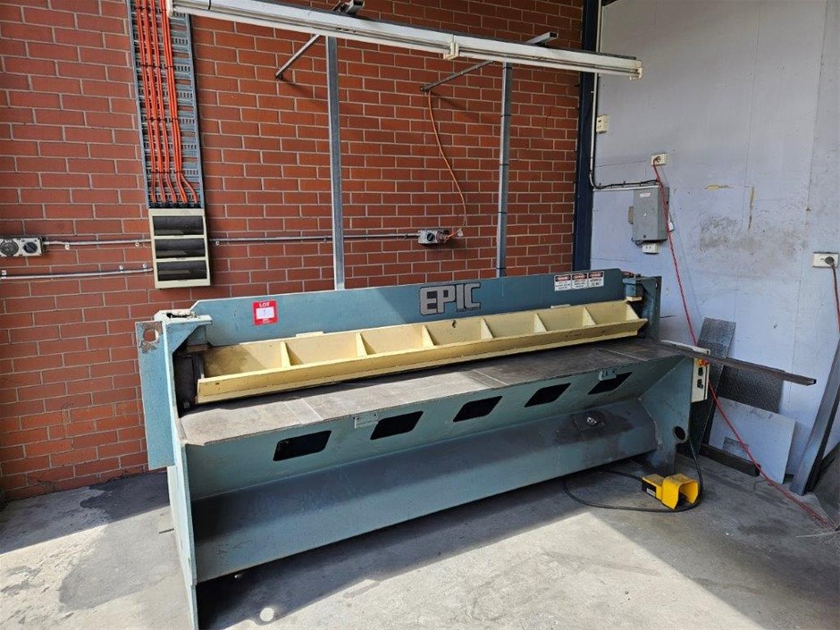 Epic 2500UD4 4mm 2500 Guillotine Auction (0001-3025147) | Grays Australia