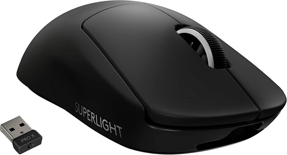 LOGITECH Pro X Superlight Wireless Gaming Mouse, 1ms Response Time, Black,