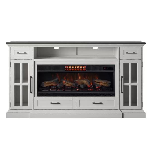 TRESANTI Sloane TV Console with ClassicFlame Electric Fireplace and Fan ...