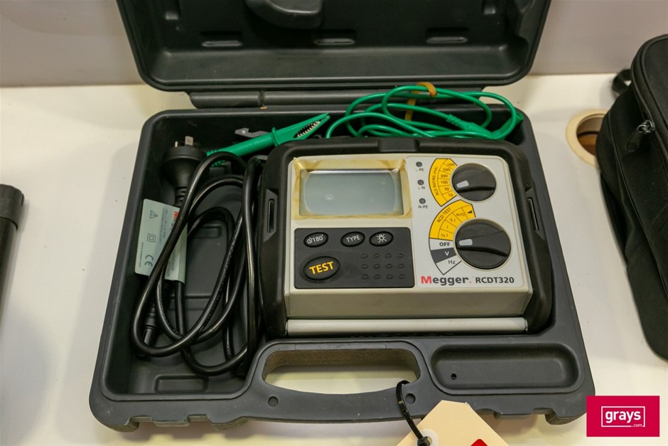 Megger RCDT320 Residual Current Device Tester Auction (0012-5052559 ...