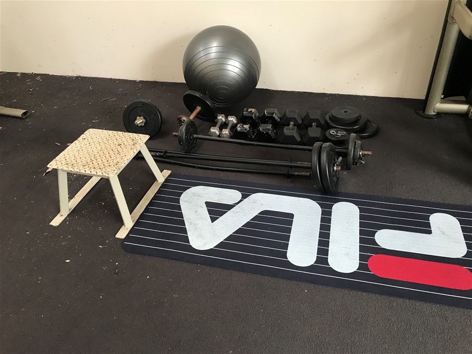 Lot of Assorted Gym Equipment Auction (05123025500) Grays Australia