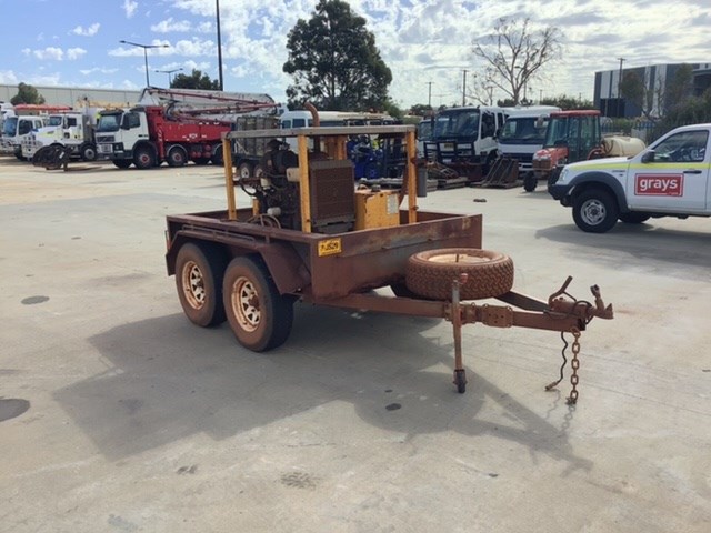 2004 Custom Made Pressure Washer Tandem Axle Box Trailer