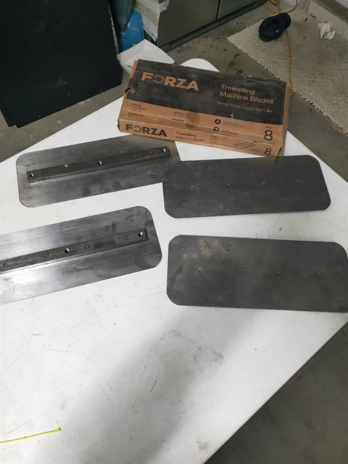 Trowelling Machine Blades x 4Pcs Auction (0028-3025650) | Grays Australia