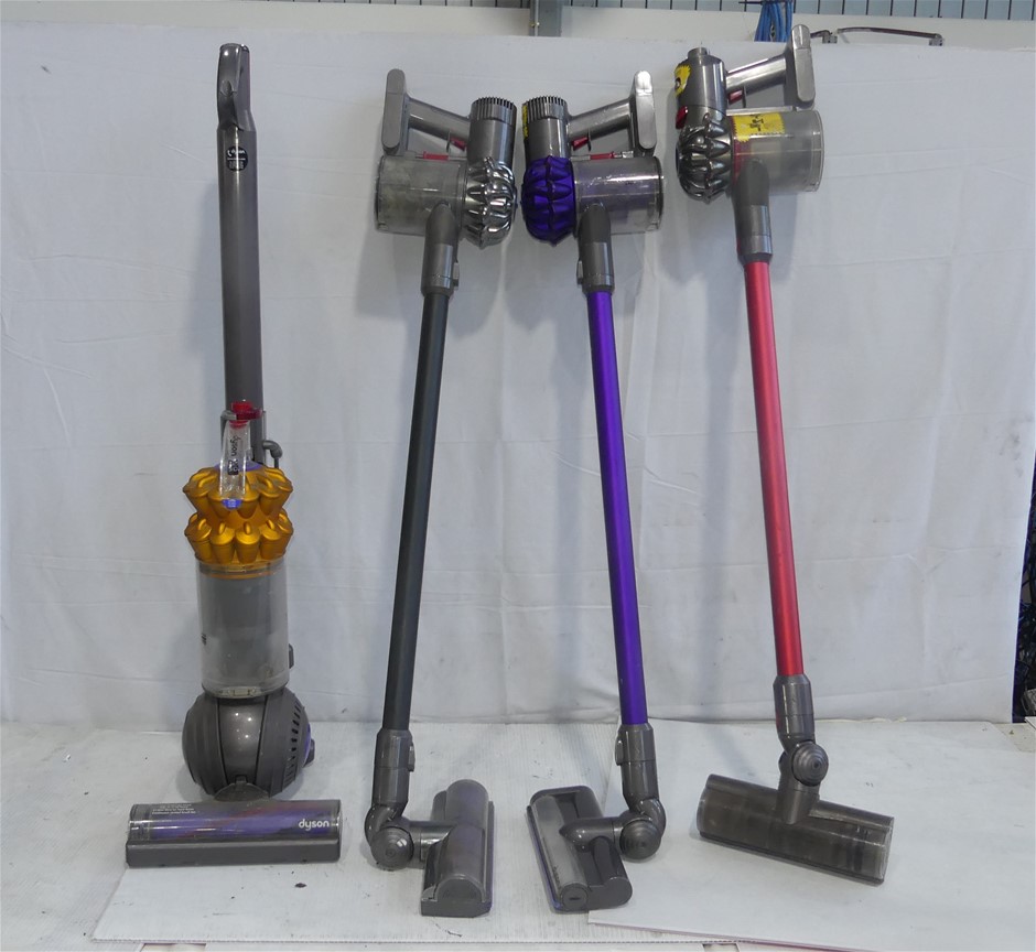 Box of Dyson Assorted Model Damaged Vacuum Cleaners Box Contains Auction (00042553338) Grays