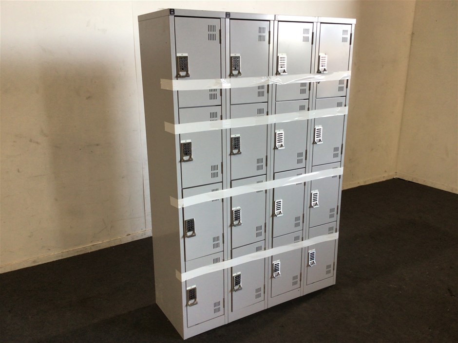 16 Bay Storage Locker Unit Auction (00847045341) Grays Australia