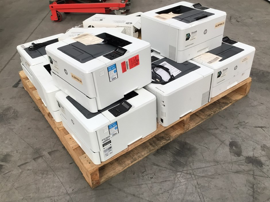 11 x HewlettPackard Laser Jet Pro M402dn Printers Auction (0014