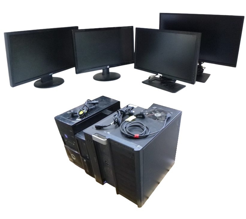 Bulk Lot Of Assorted Desktops & Monitors Auction (00025052916) Grays
