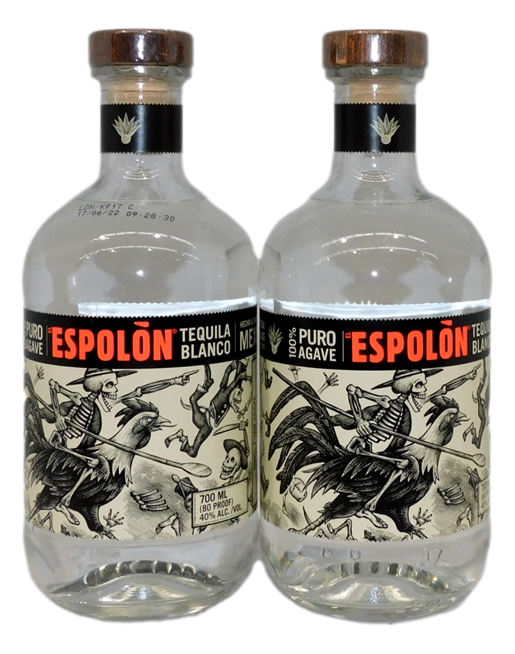 Espolon Tequila Blanco (2x 700mL) Mexico Auction (0034-10724654 ...