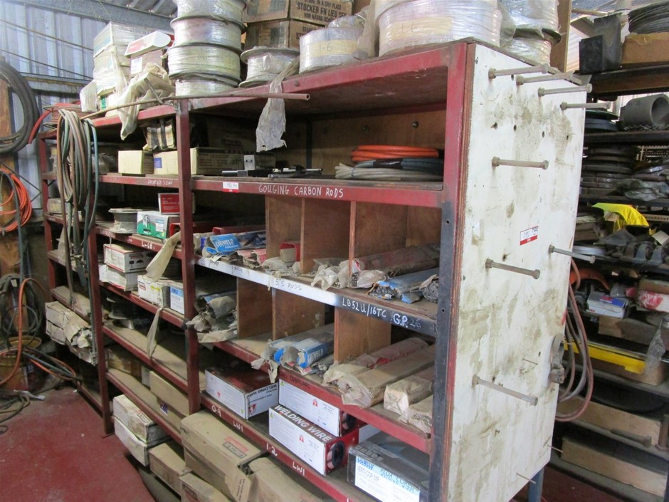 Full Rack and Weld Consumables Auction (0380-7045311) | Grays Australia