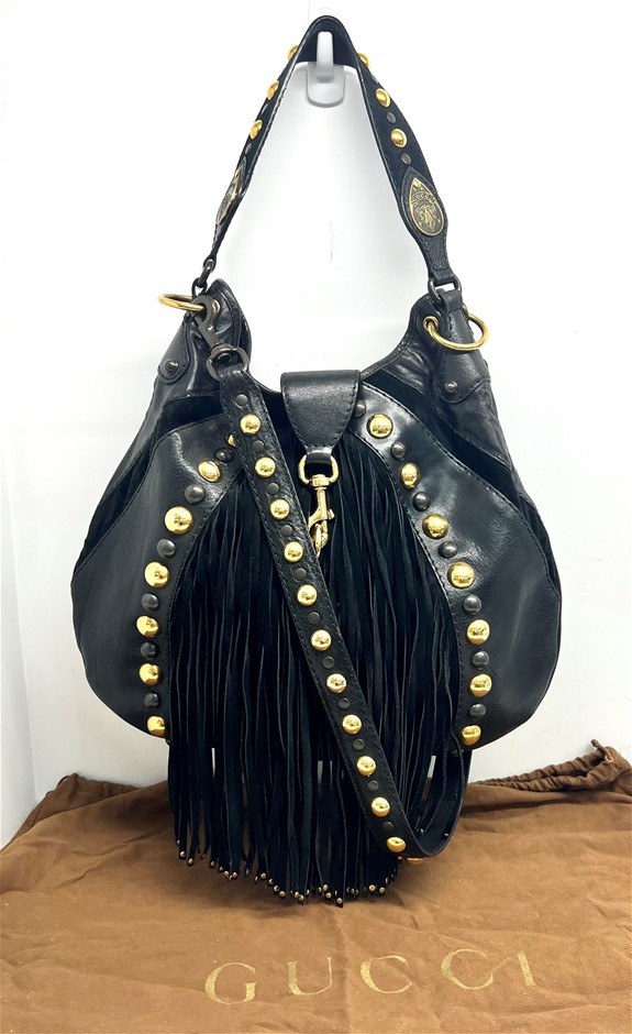 Gucci Babouska Fringe Hobo Handbag Auction 0062 2553092 Grays