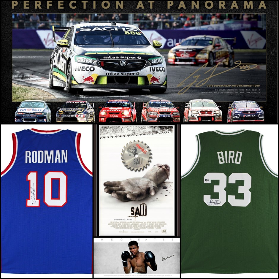 Mega Sports Memorabilia Sale Event – From $9 Unreserved!