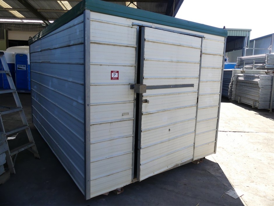 2440 x 3620 x 2220 mm 1 Transportable Storage Shed Auction (0237