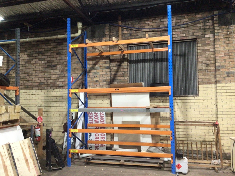 3x Bays of Pallet Racking Auction (00263025835) Grays Australia