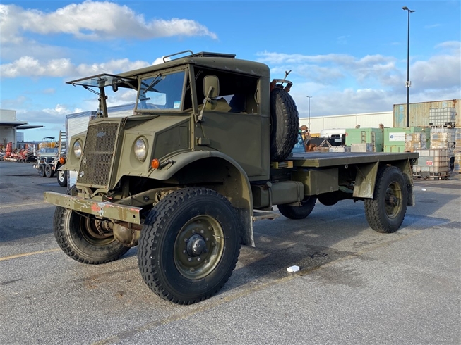 1943 Chevrolet Blitz 4x4 Petrol Tray Body Army Truck Auction (0001