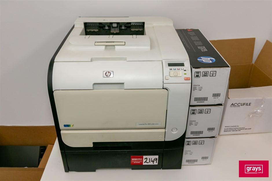 HP LaserJet Pro 400 Colour Laser Printer Auction (2149-5053088) | Grays ...